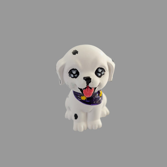 hand crafted with eco resin, and hand painted with acrylic paints.
Eco Resin feels similar to Ceramic or porcelain: smooth, cool to the touch, and non-plastic.