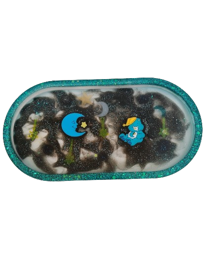 Resin oval trinket dish (Care Bears)