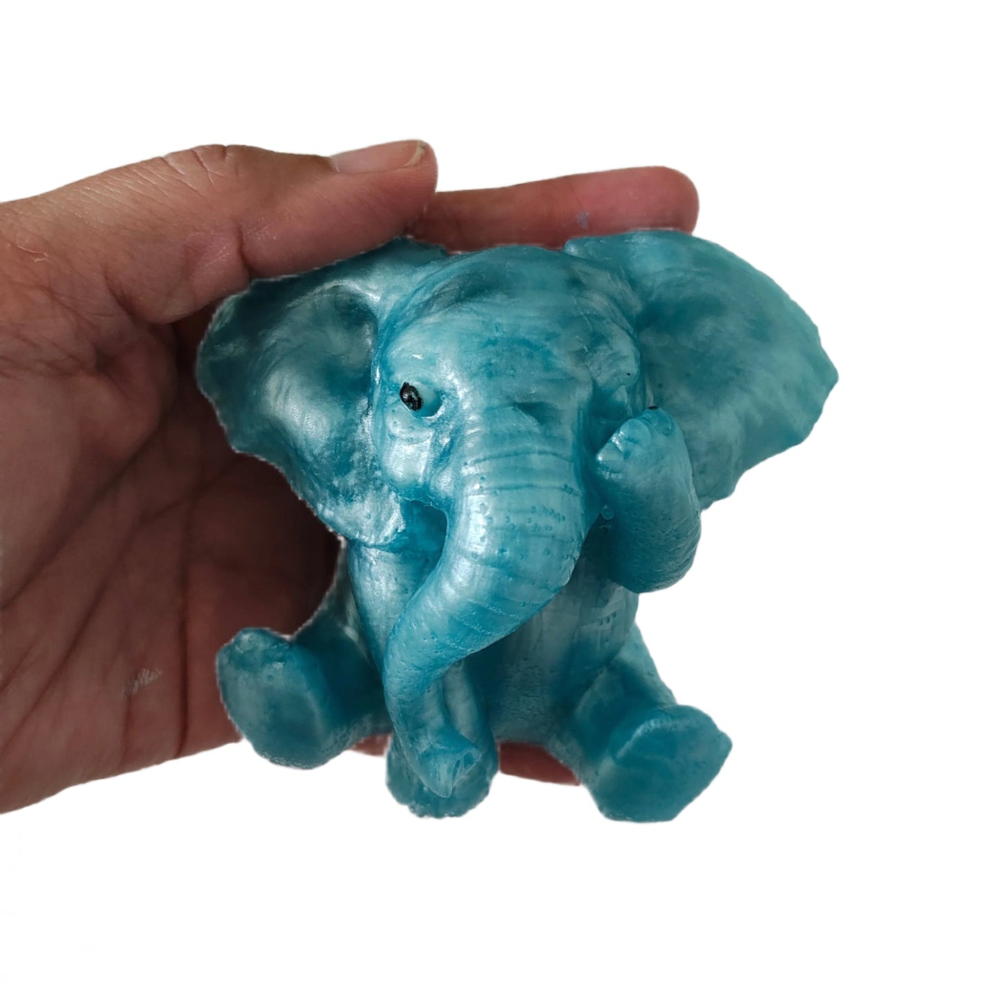 Resin see no evil elephant trinket