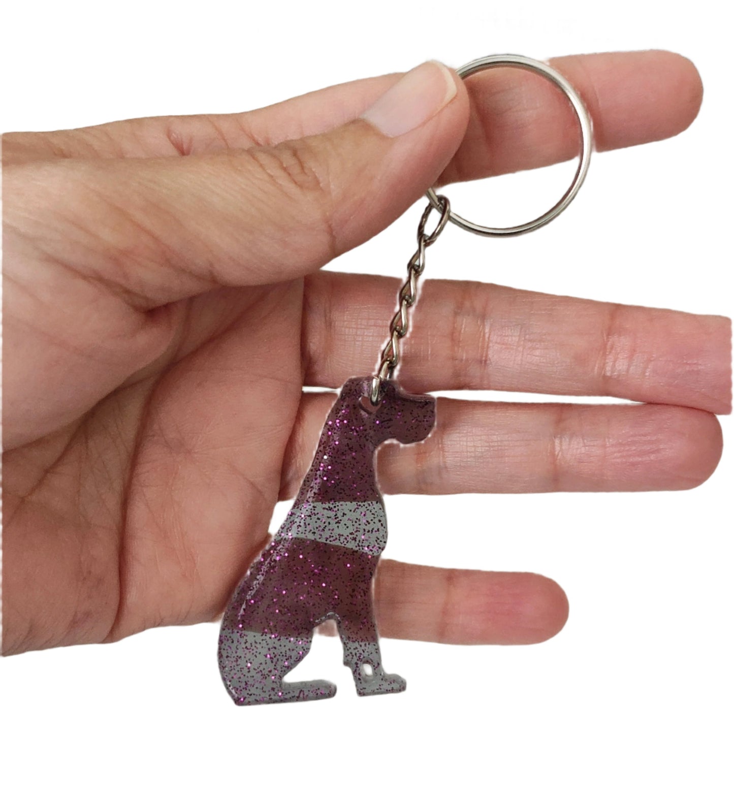 Keychain - Resin dog
