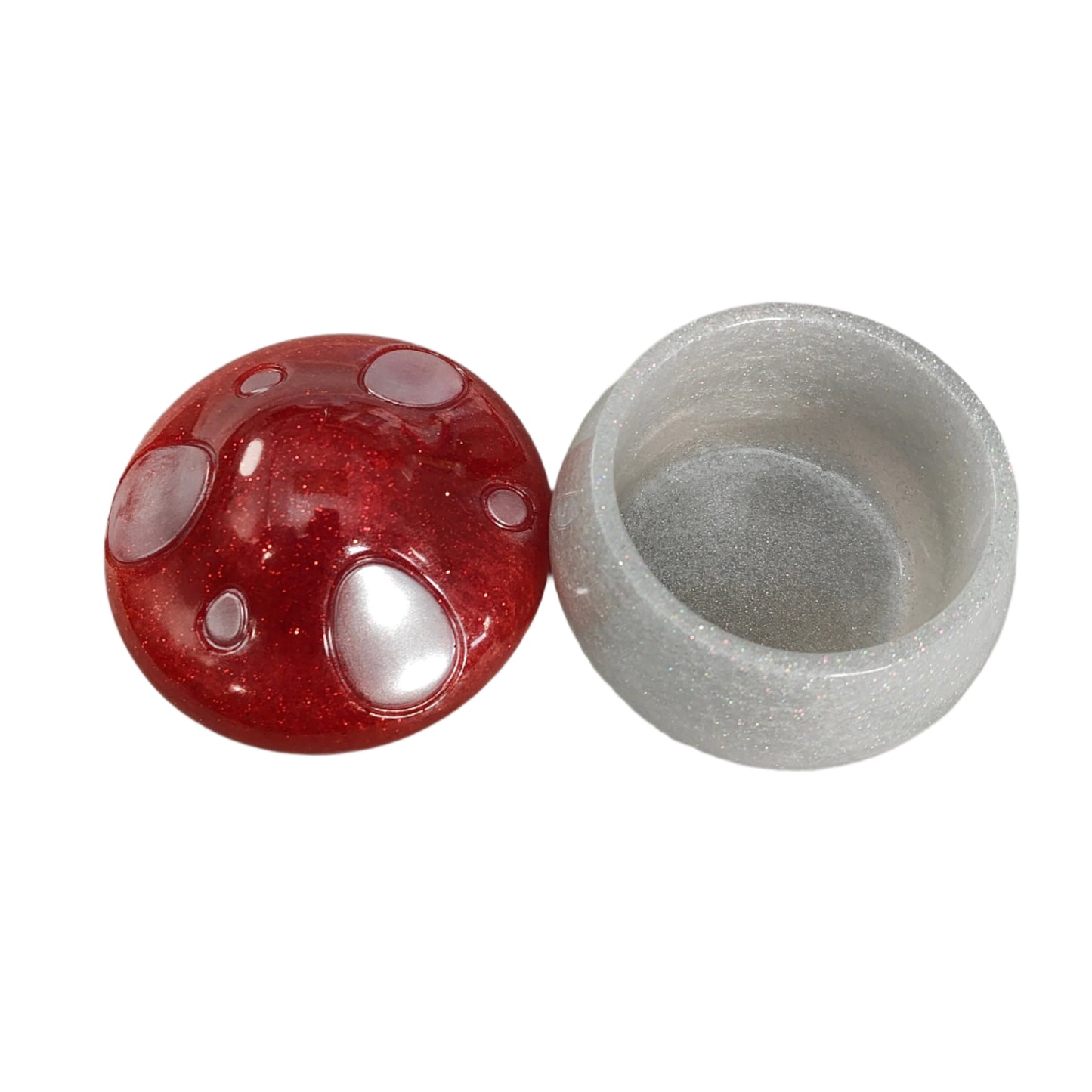 Knickknack - Resin mushroom trinket with lid