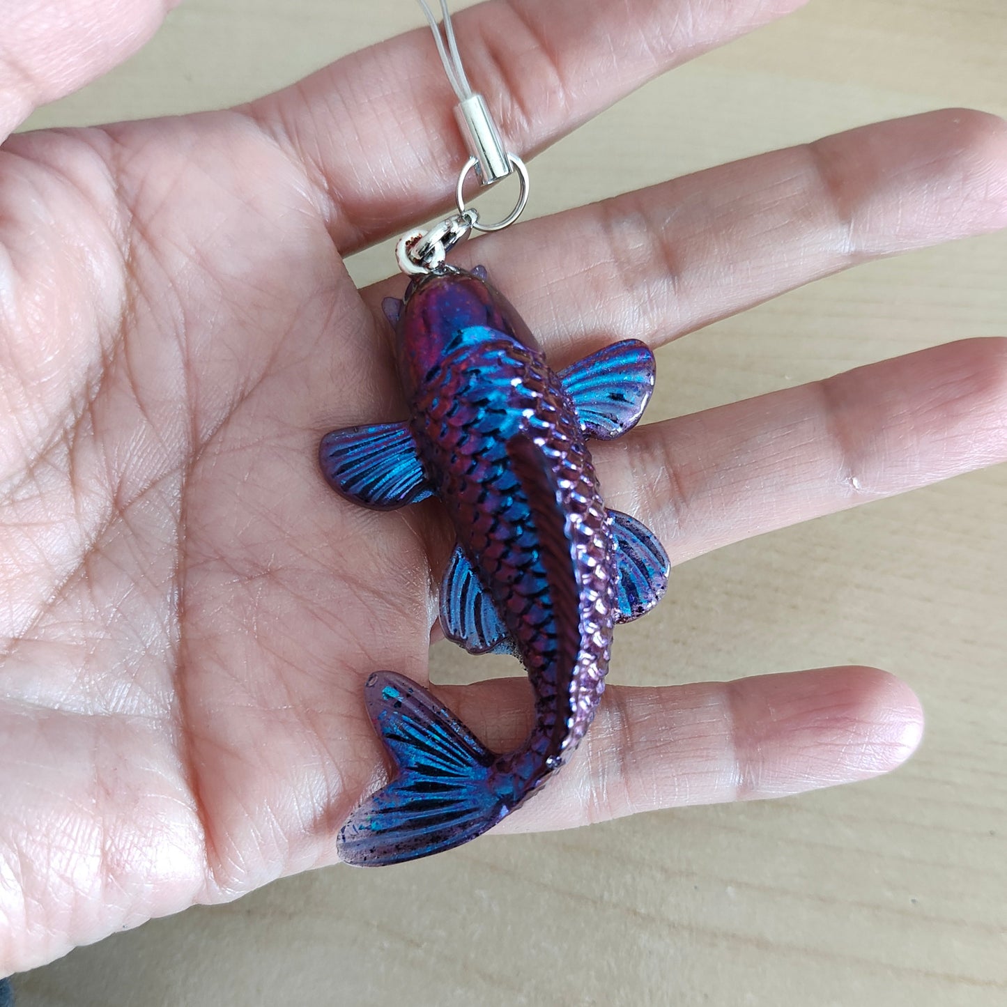 Phone charm - Resin fish