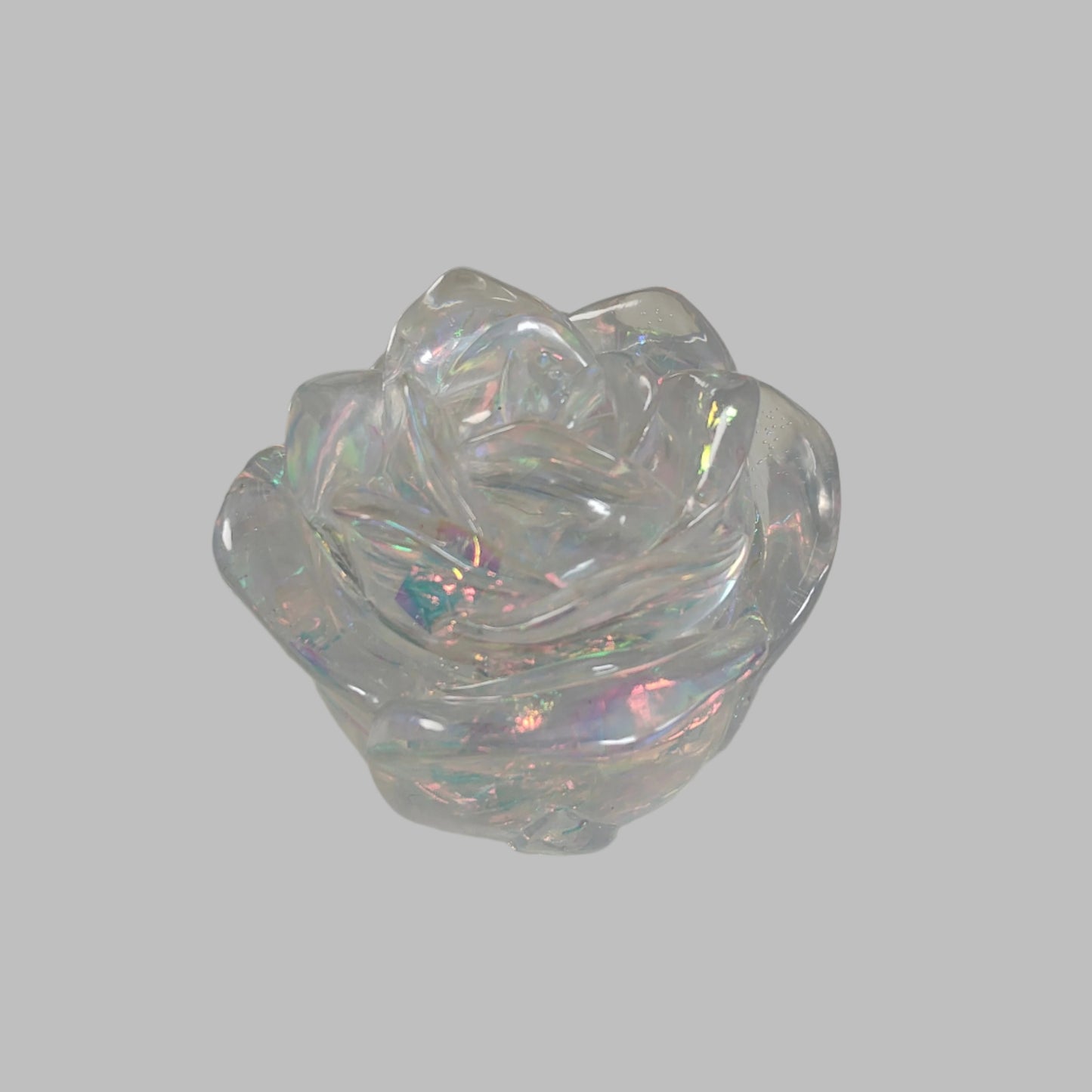 Knickknack - Resin rose trinket with lid