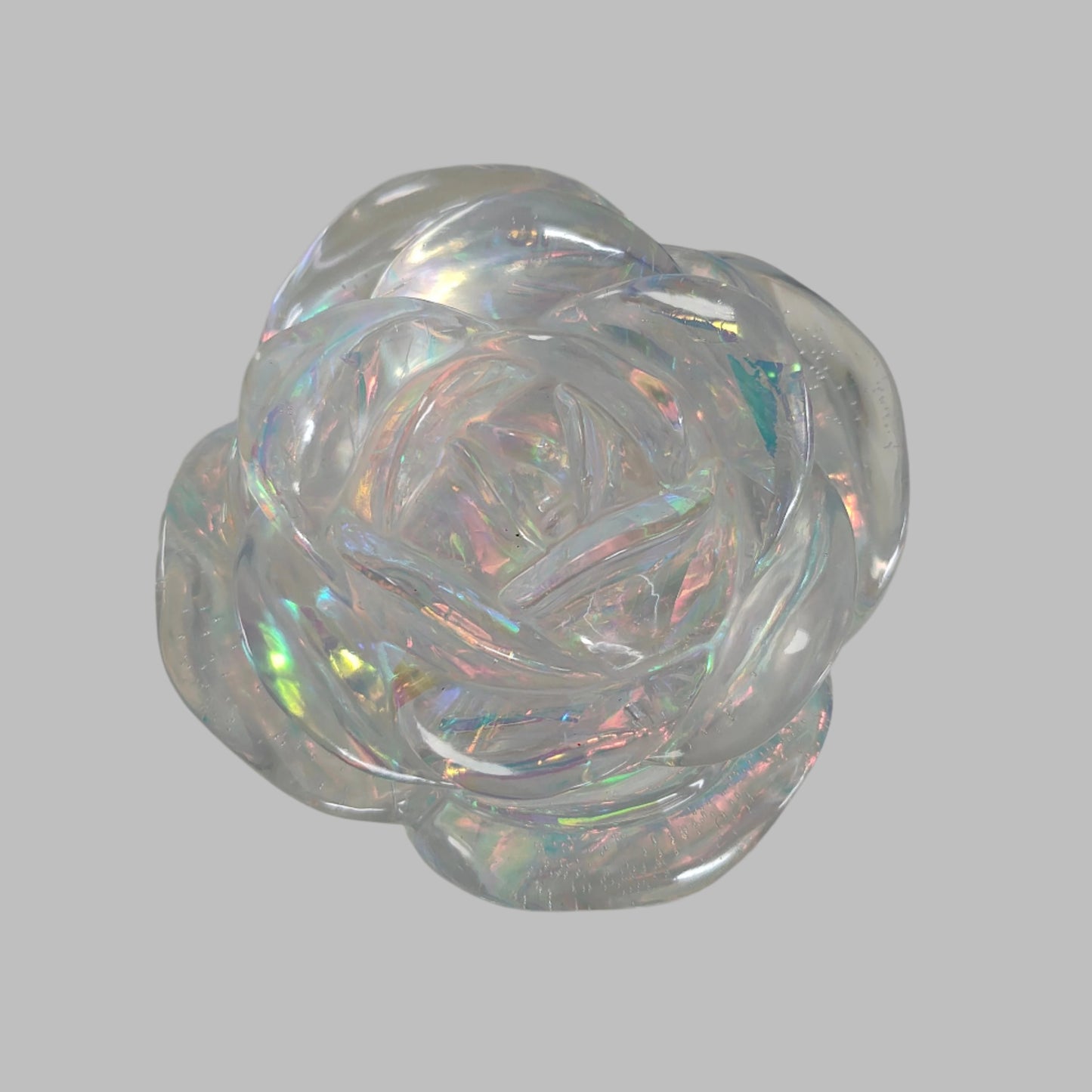 Knickknack - Resin rose trinket with lid