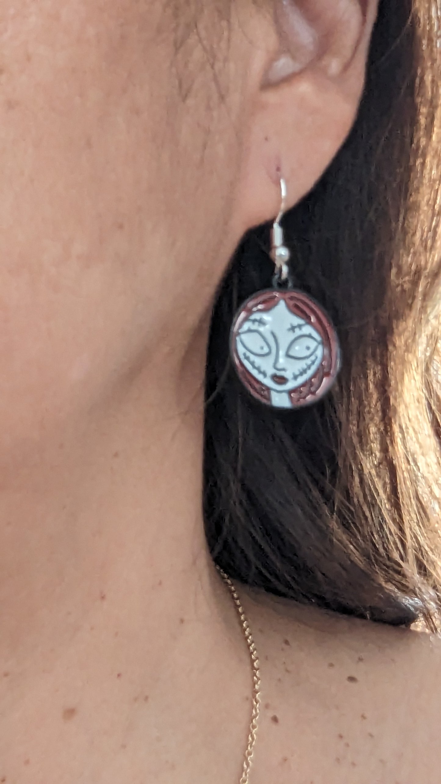 Earrings - Sally on hook