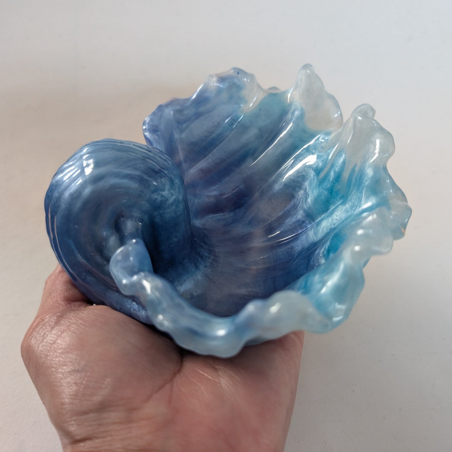Resin Wave jewelry/trinket dish
