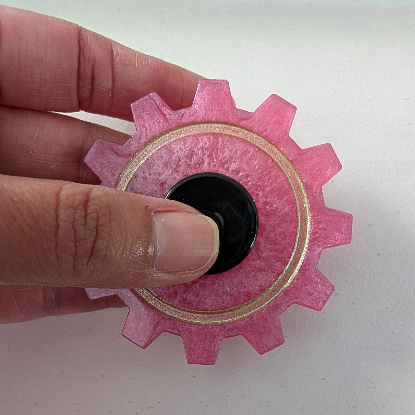 Knickknacks - Resin gear fidget spinner