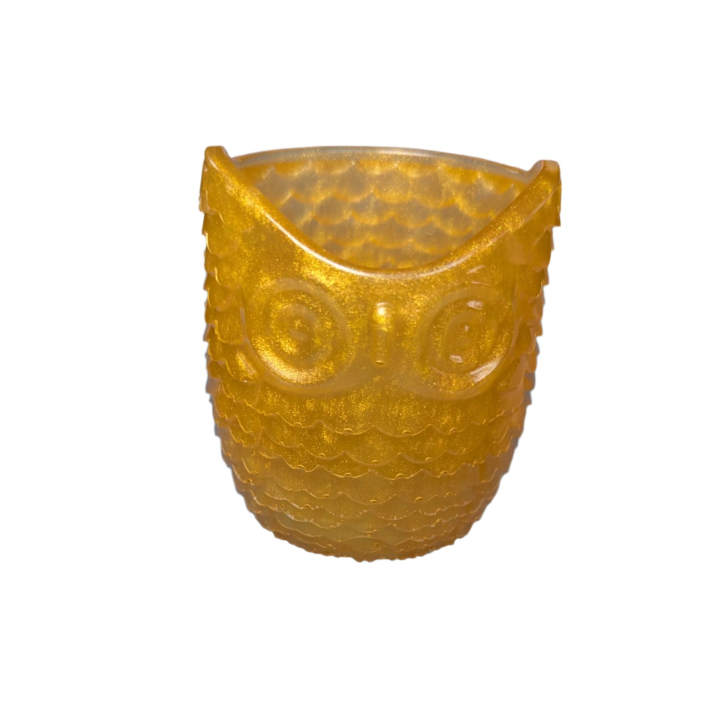 Knickknack - Resin Owl flower pot/trinket holder