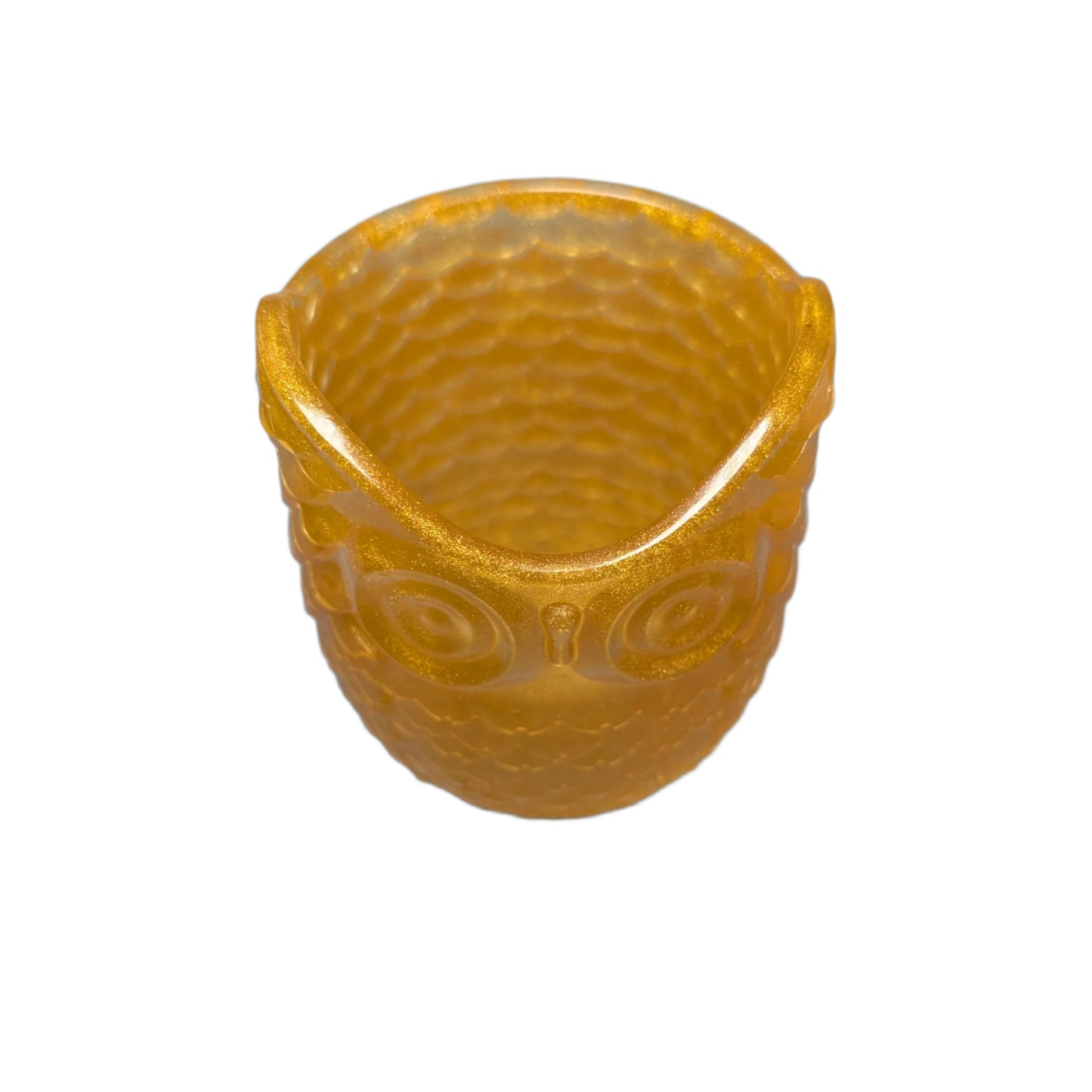Knickknack - Resin Owl flower pot/trinket holder