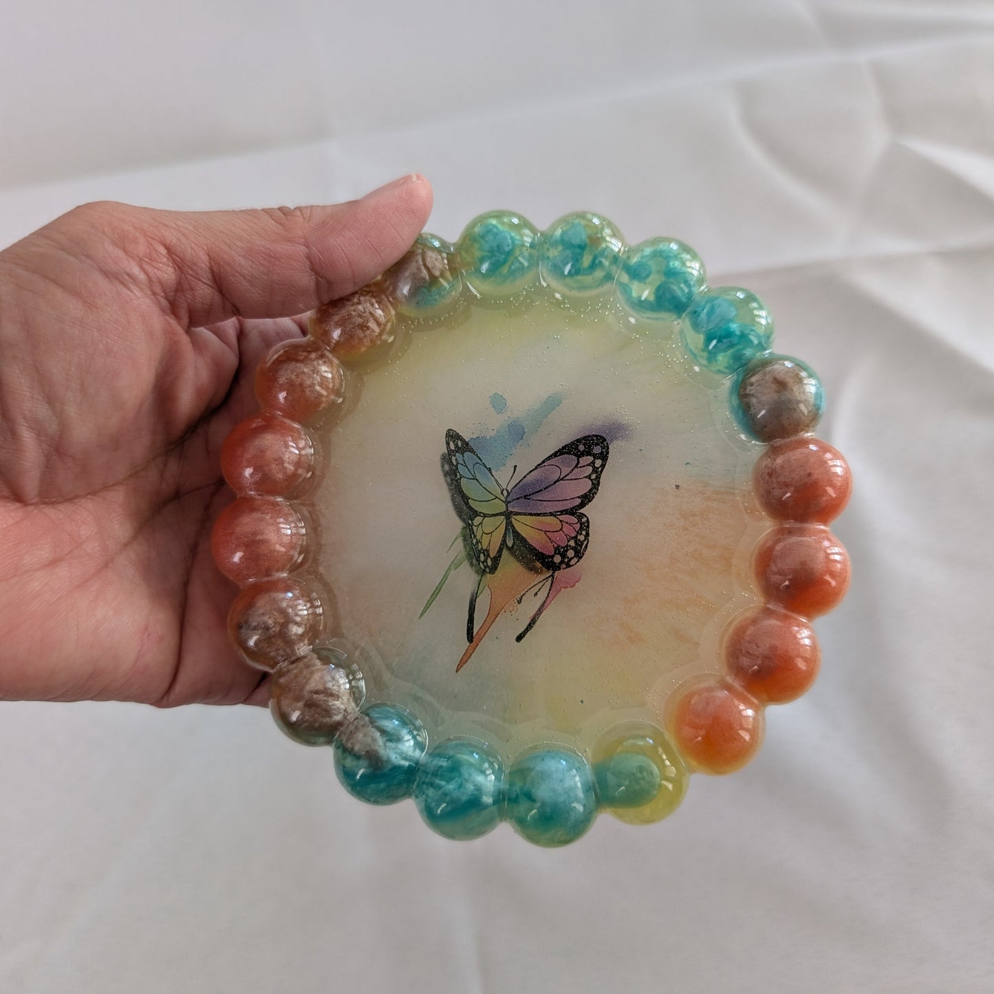 Knickknack - Round Resin trinket tray