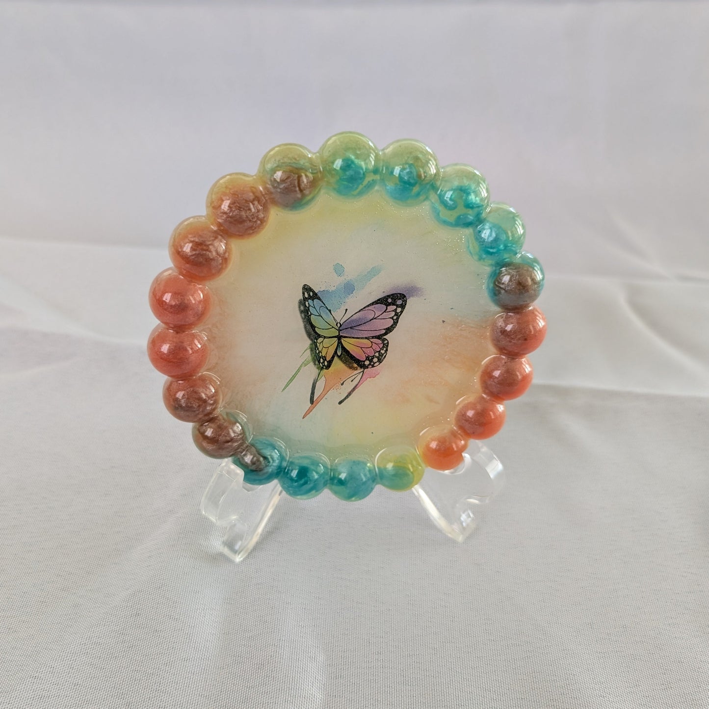 Knickknack - Round Resin trinket tray