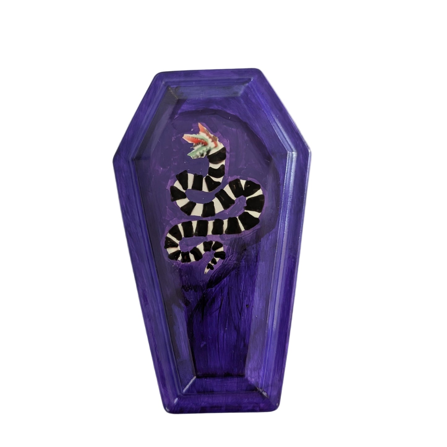 Knickknack - Resin coffin trinket box with lid