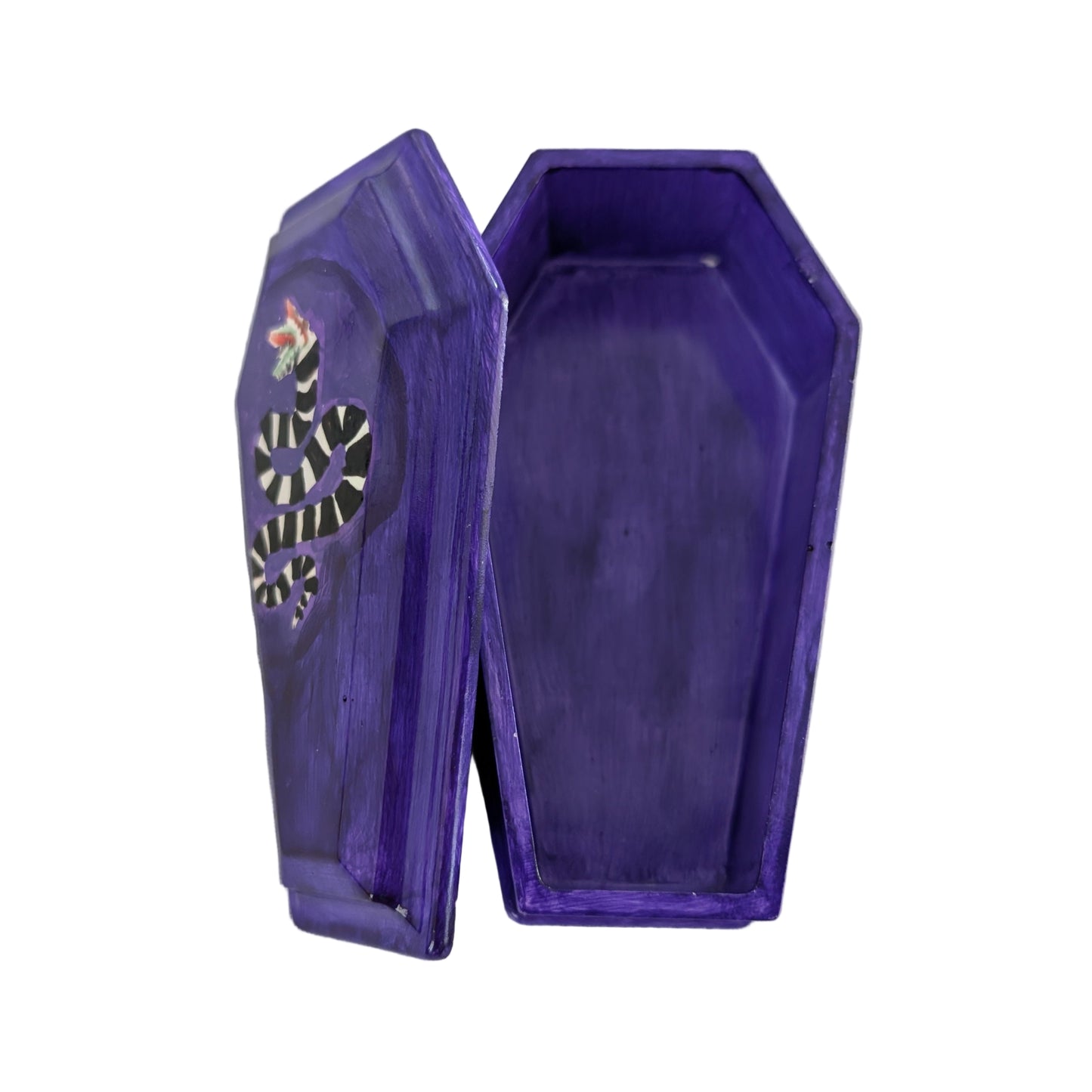 Knickknack - Resin coffin trinket box with lid