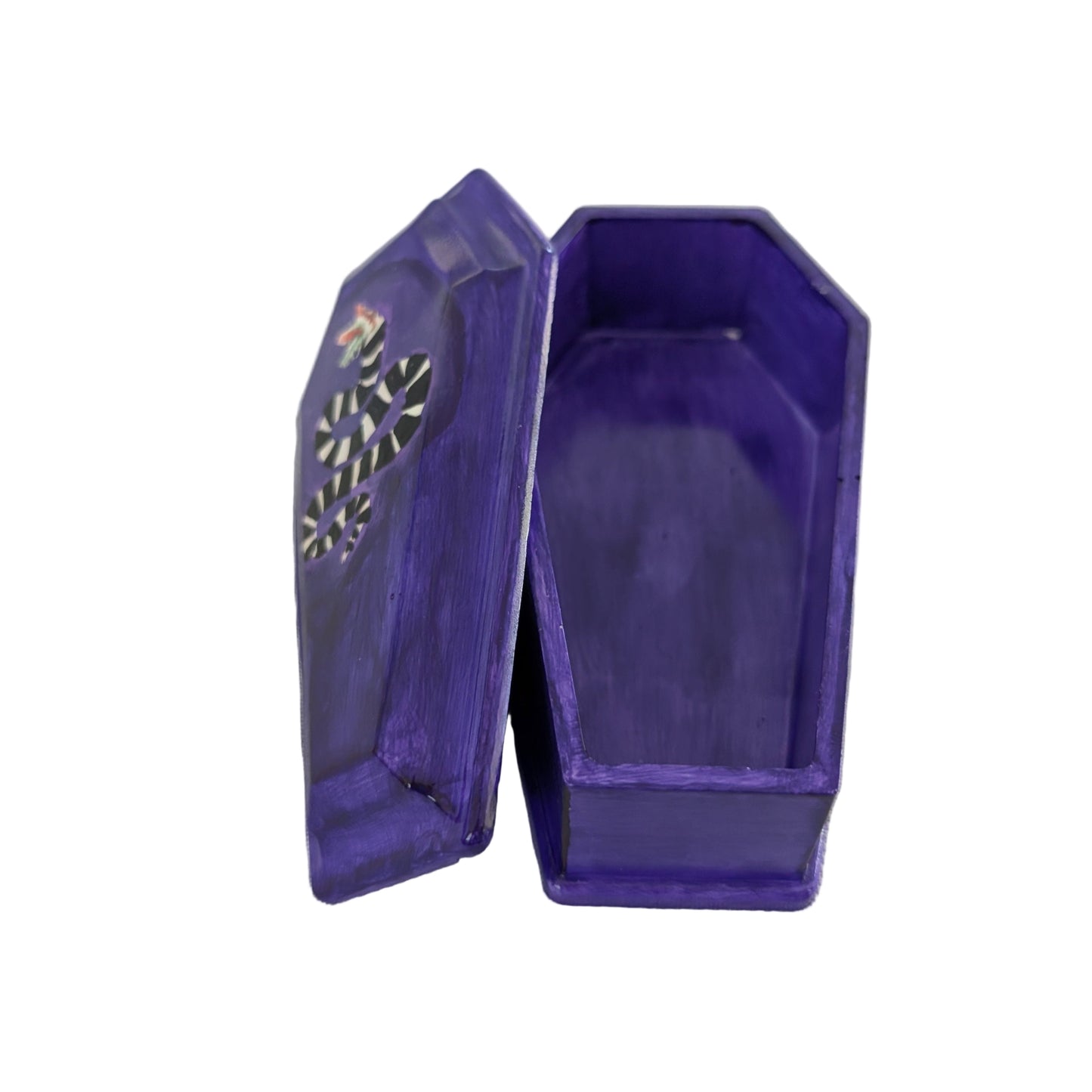 Knickknack - Resin coffin trinket box with lid