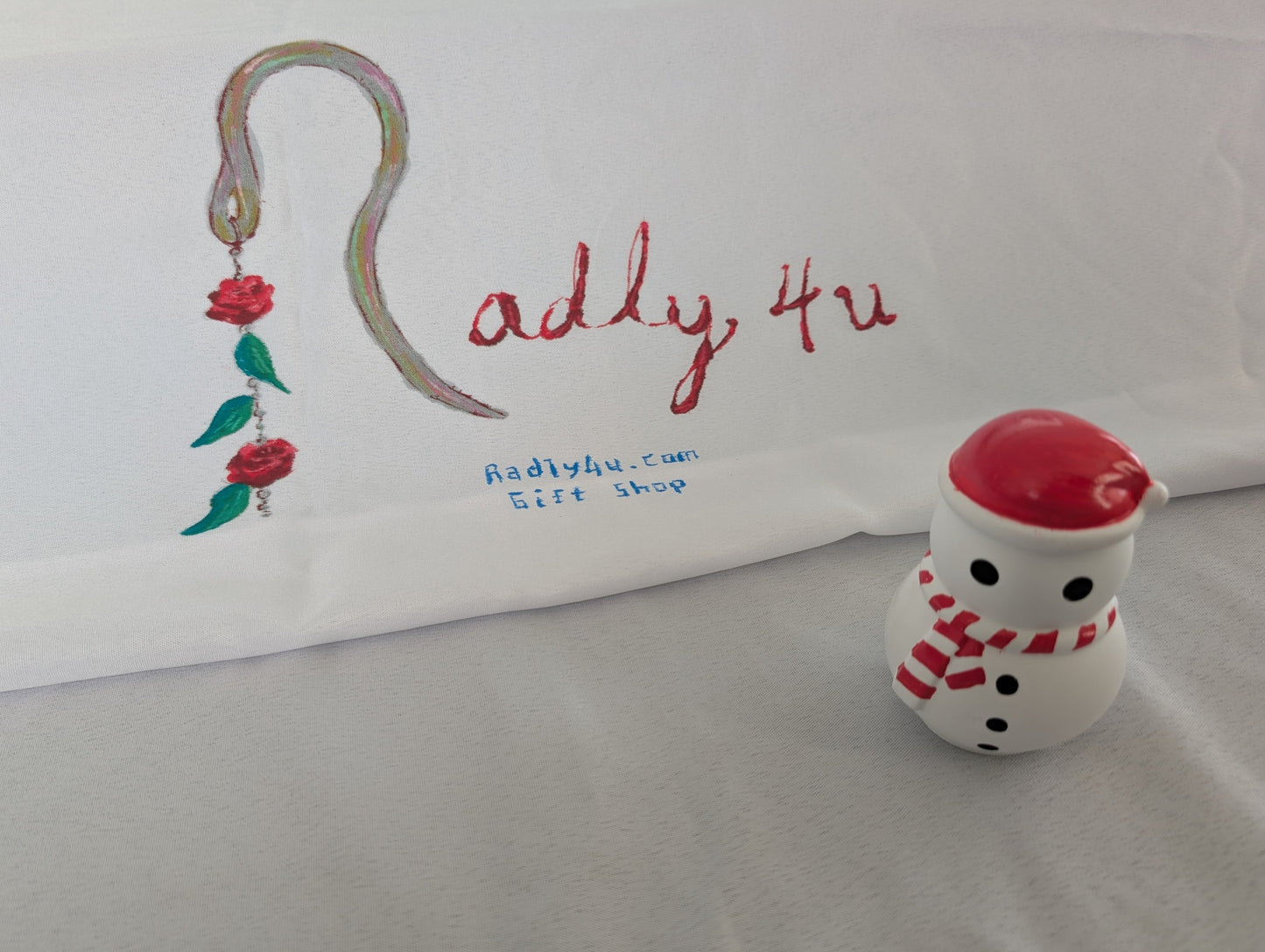 Knickknack - Resin snowman trinket with lid