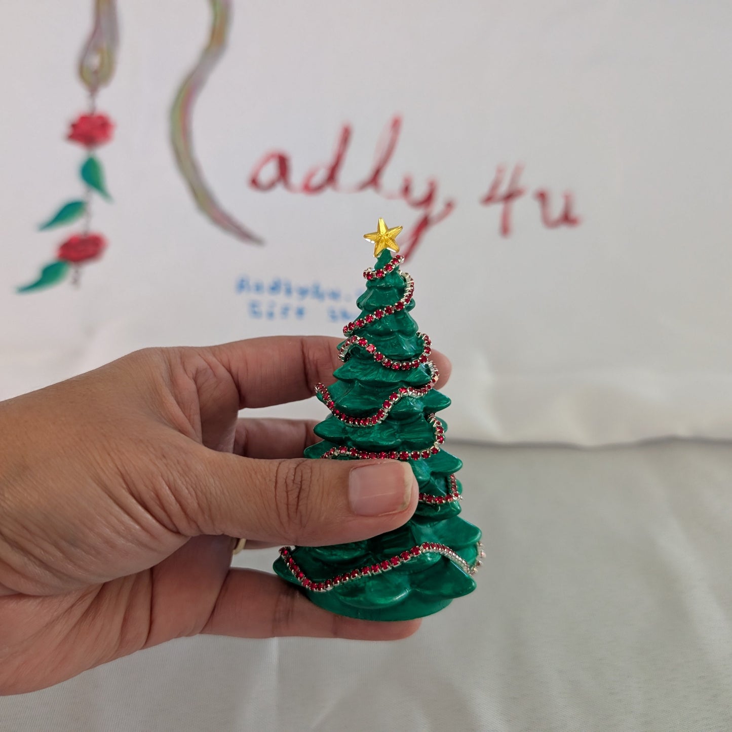 Knickknack - Resin Christmas tree trinket