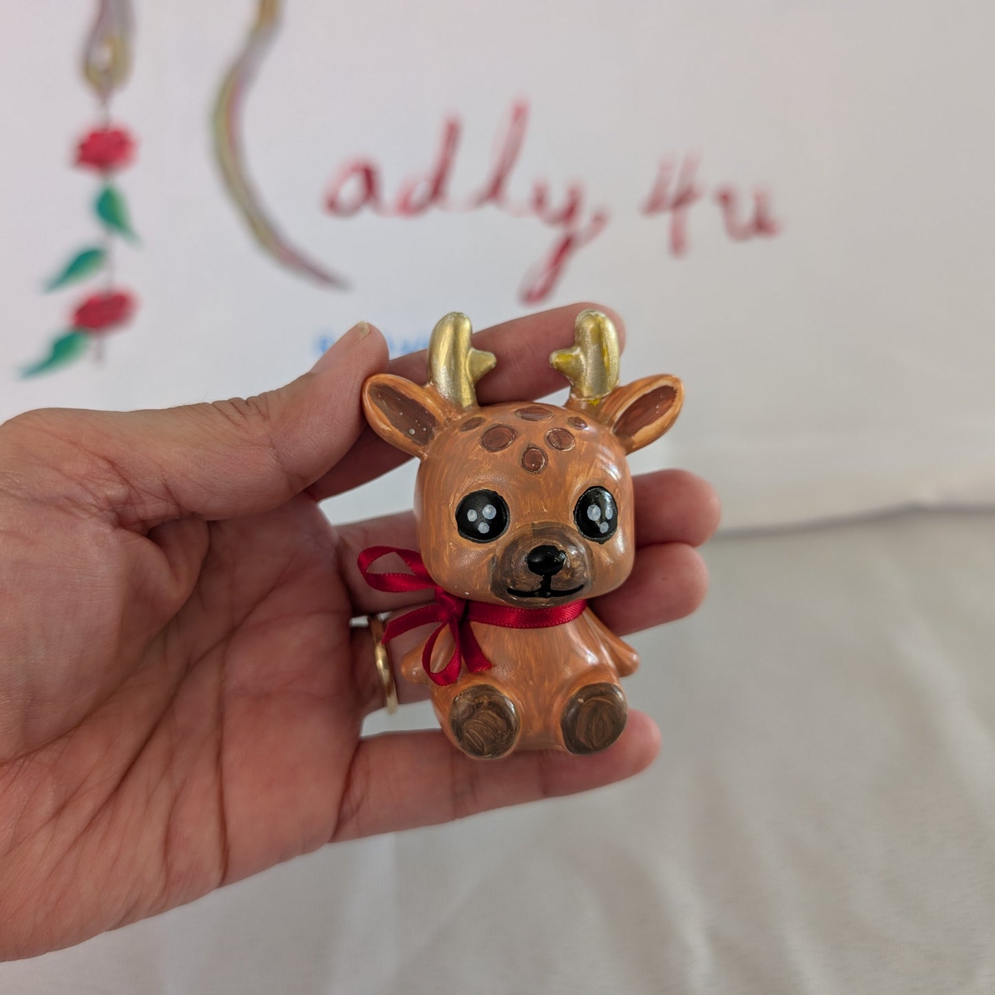 Knickknack - Resin reindeer