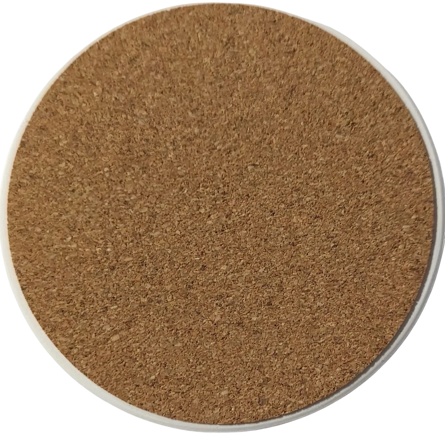 Coaster - Round ceramic coaster (The Nightmare Before Christmas Sally & Jack)