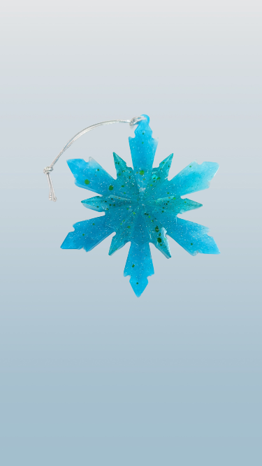 Car Ornament - Resin snowflake