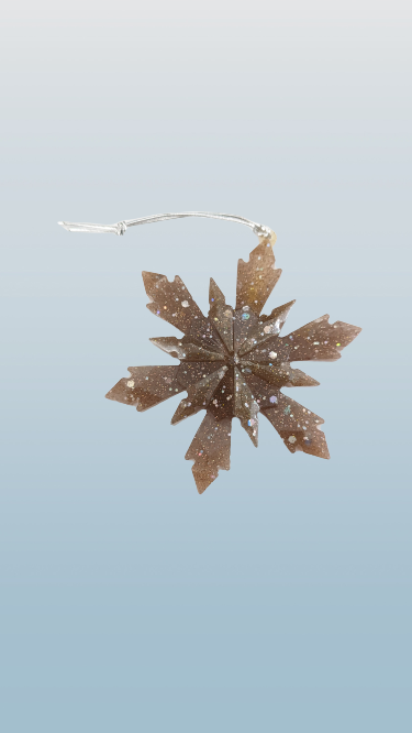 Car Ornament - Resin snowflake