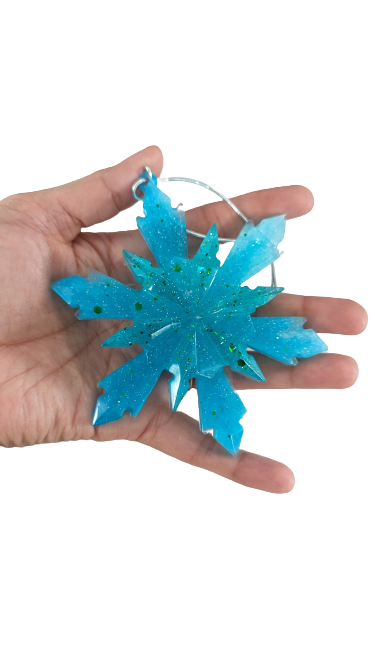 Car Ornament - Resin snowflake