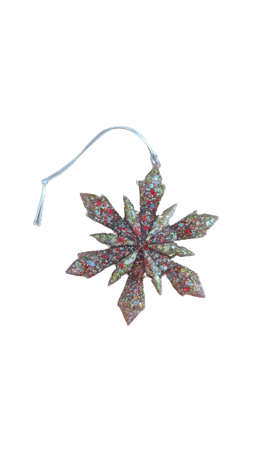Car Ornament - Resin snowflake