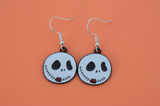Earrings - Jack face on hook
