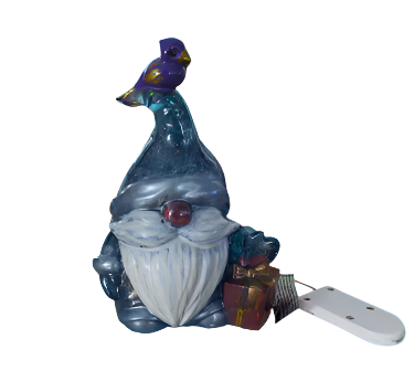 Knickknack - Resin Gnome with bird