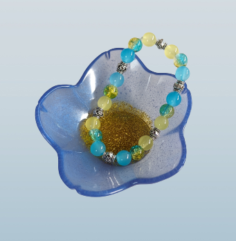 Knickknack - Resin flower trinket dish