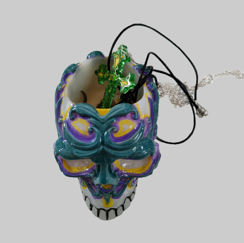 Knickknack - Resin skull deep holder