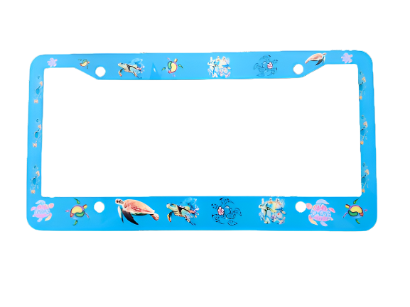 License Plate Frame (turtles)