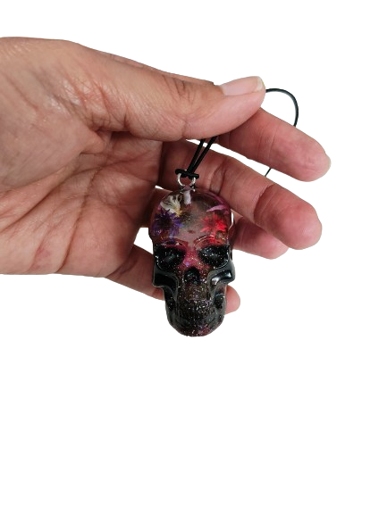 Car Ornament - Resin 3D Skull