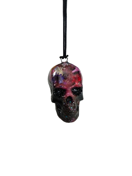 Car Ornament - Resin 3D Skull