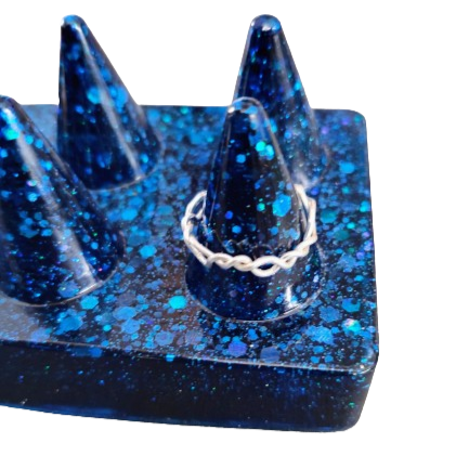 Ring - Twist silver 18 gauge wire