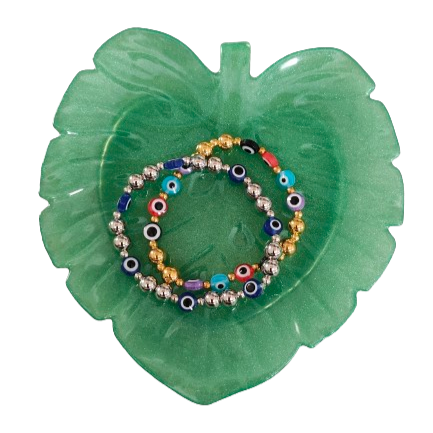 Knickknack - Resin Palm Leaf trinket dish