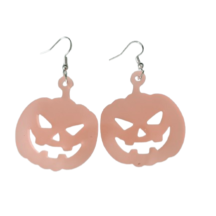 Earrings - Resin pumpkins on hook
