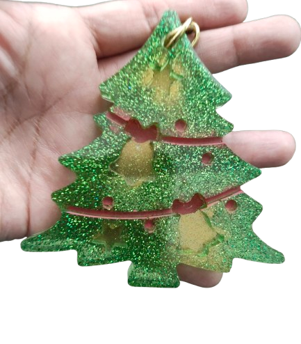 Car Ornament - Resin Christmas Tree