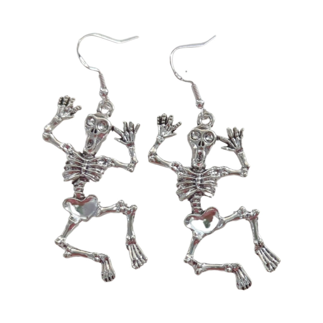 Earrings - Skeleton on hook