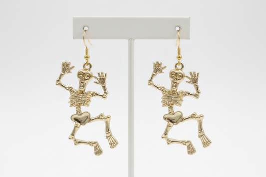 Earrings - Skeleton on hook