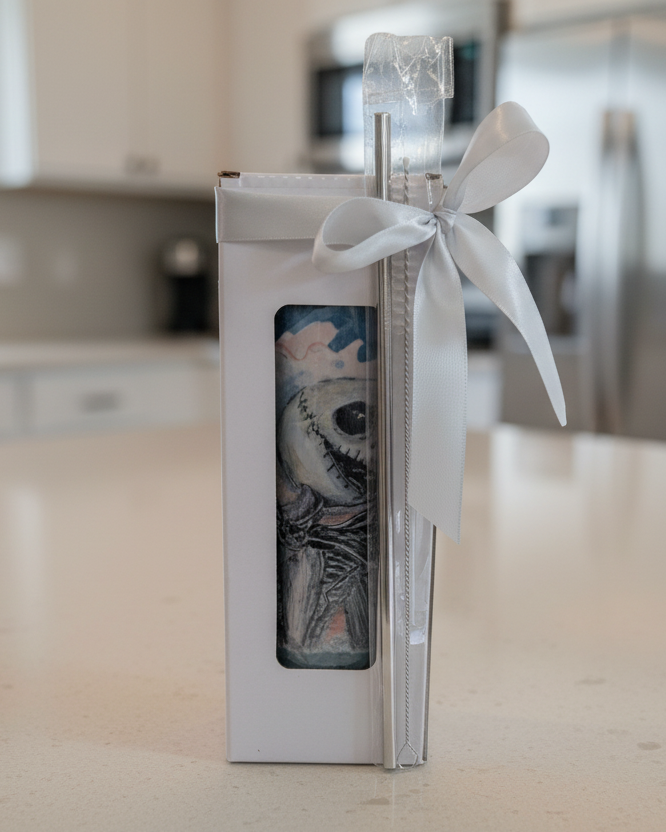 Tumbler - 20 oz Skinny Tumbler - Jack from the nightmare before Christmas