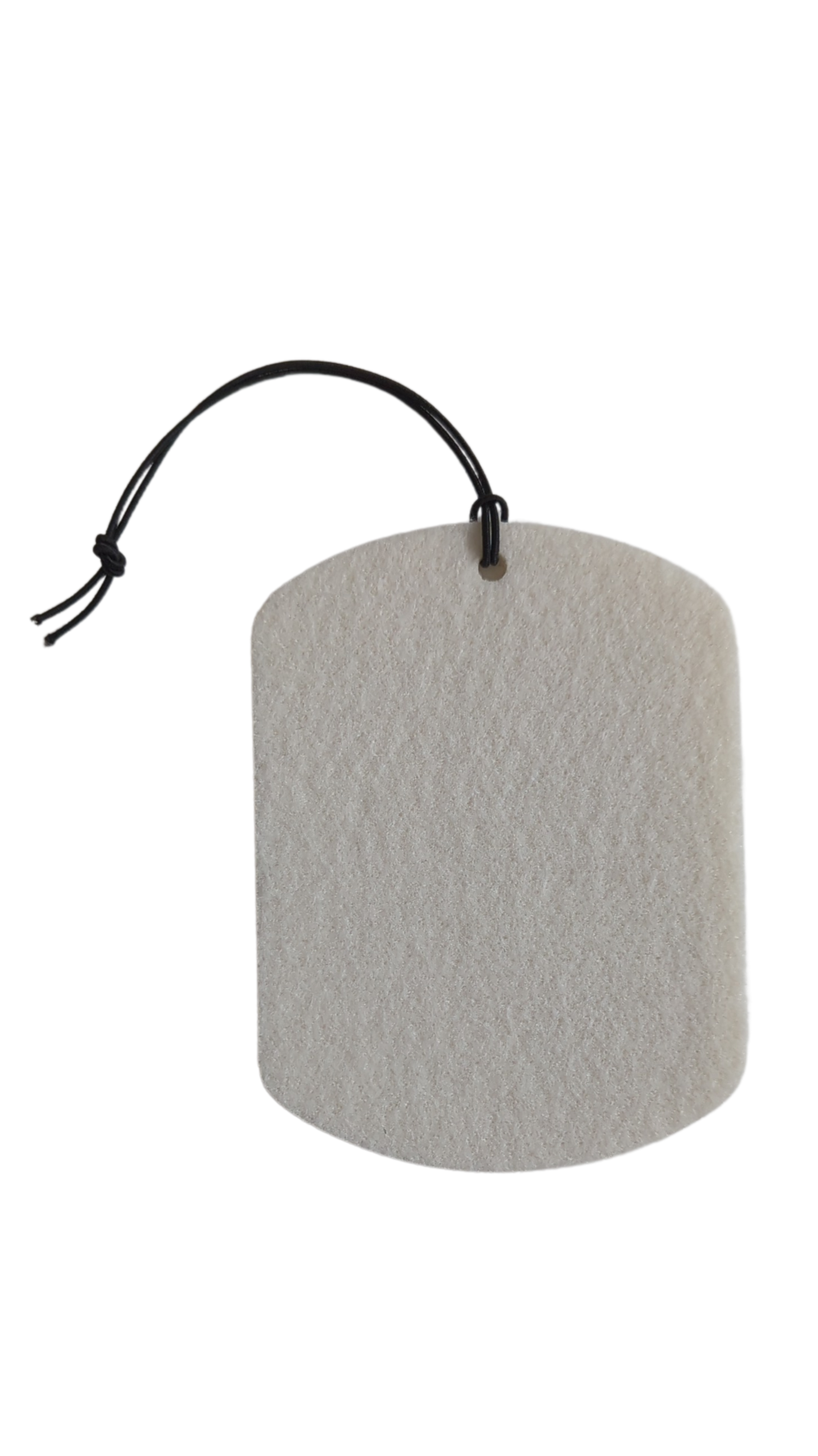 Car Ornament - Double sided rectangle round top and bottom (Custom)