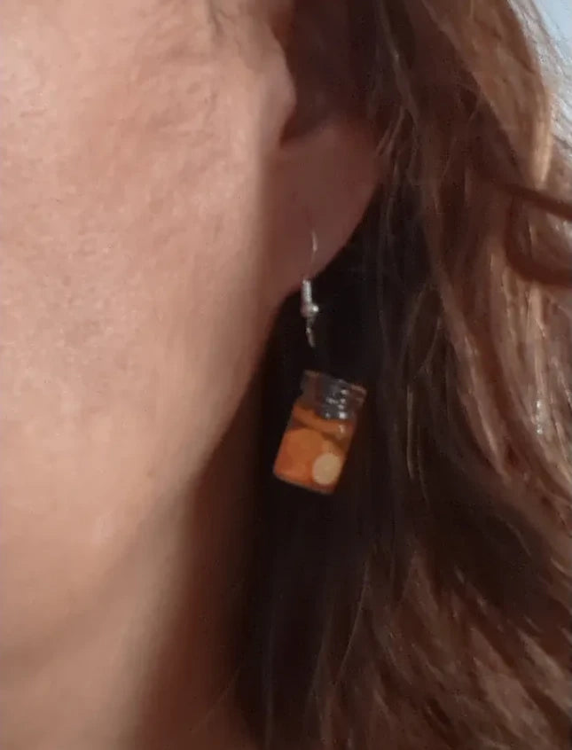 Earrings - Fruit tea on hook