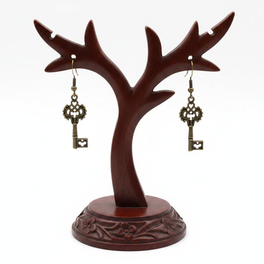 Earrings - Key on hook