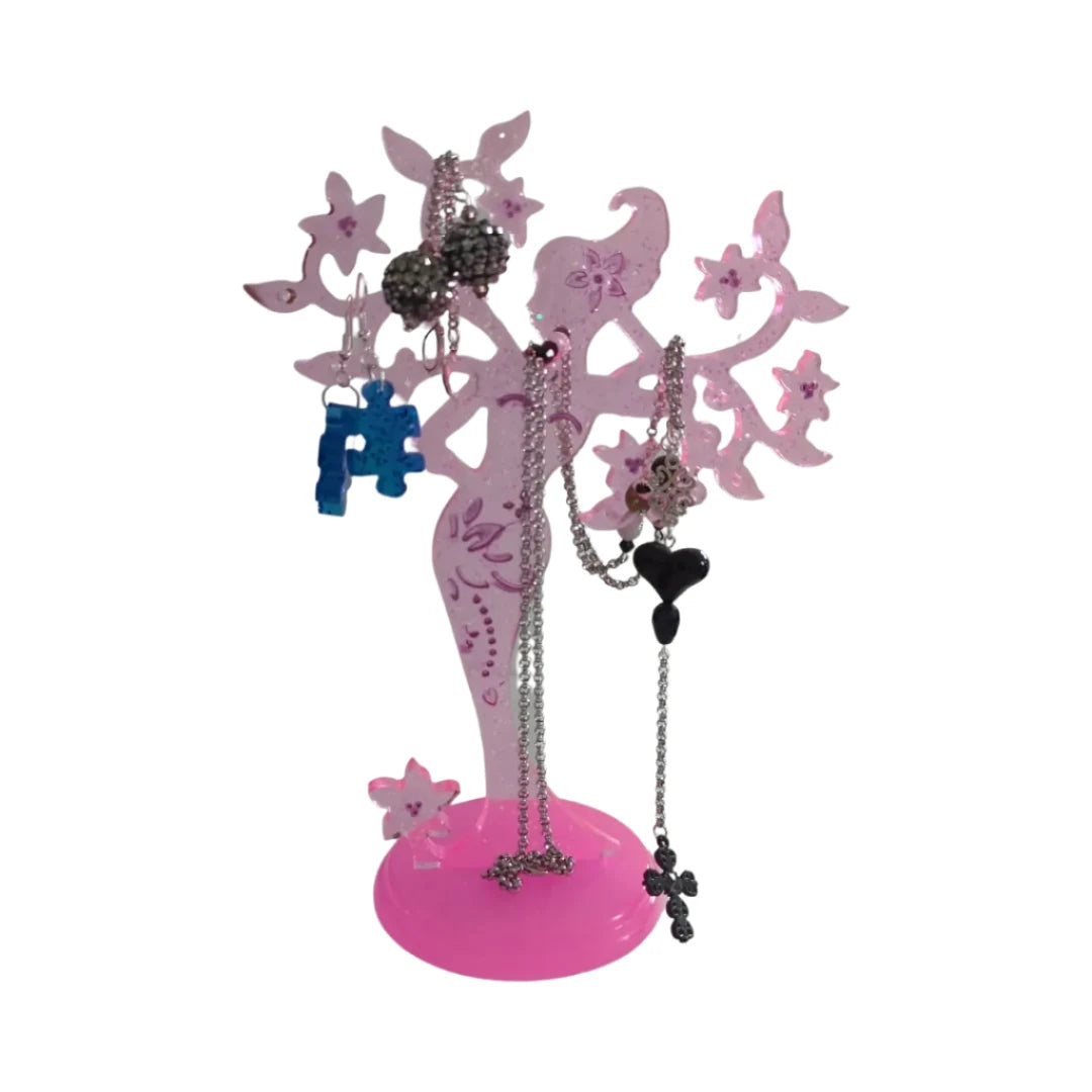 Knickknack - Resin sleek dress model jewelry holder