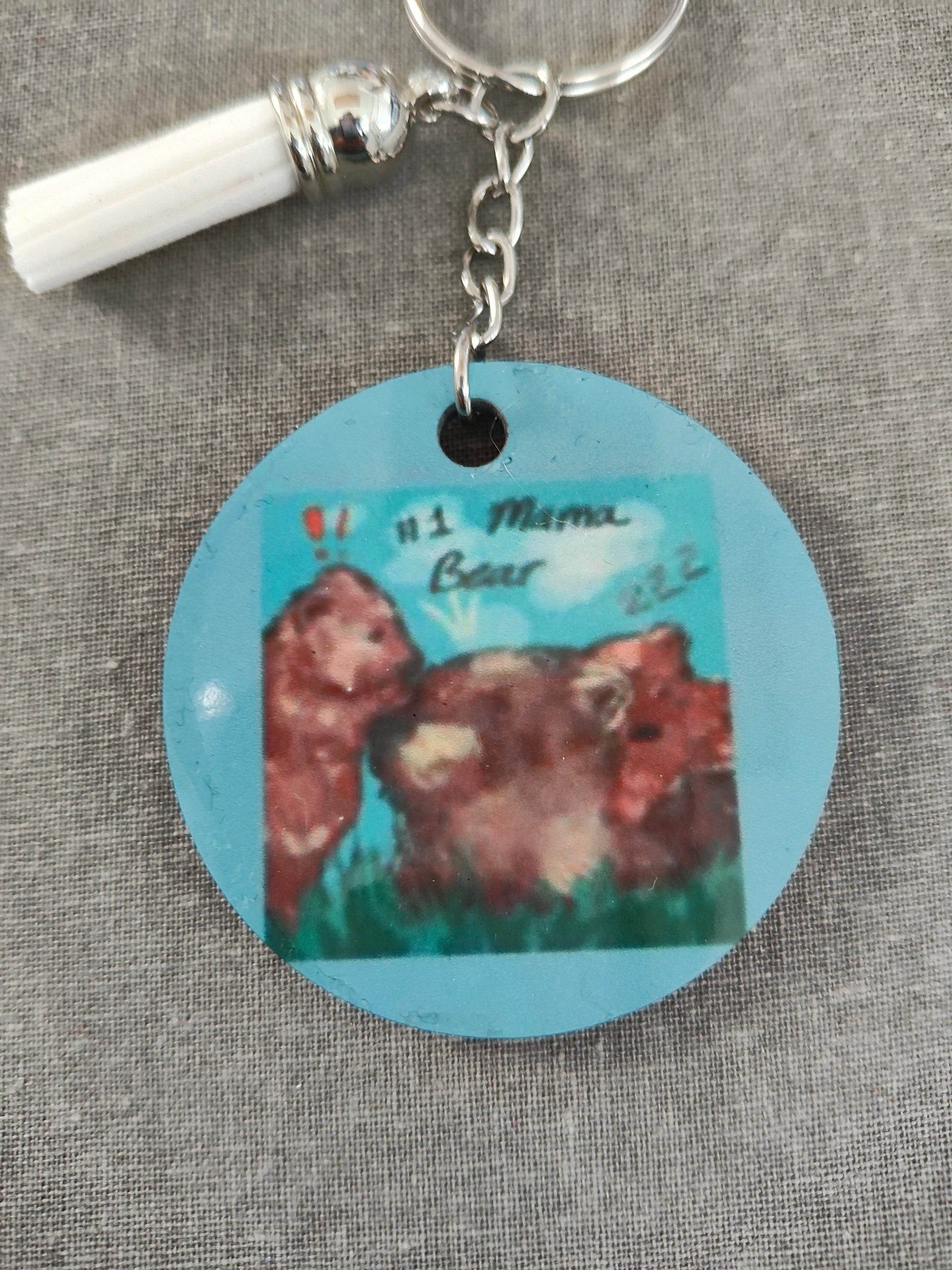 Never lose your keys and always carry a heartfelt reminder of your loved ones with our Double Sided Sublimated Mother's Day keychain. With a beautiful, full color design on both sides and an elegant acrylic tassel, it's the perfect accessory for any mom on the go.