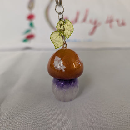 Keychain - Resin mushroom B