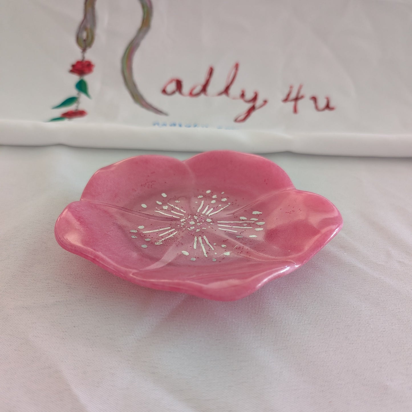 Resin Flower Trinket/Jewelry tray