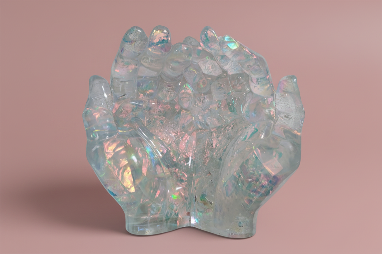 Organize and display your favorite trinkets with our Knickknack - Resin Hands trinket holder! Made from durable resin, this unique dish features intricately crafted hands to hold your small treasures. Perfect for adding a touch of elegance to any space, while keeping your knickknacks safe and within reach.