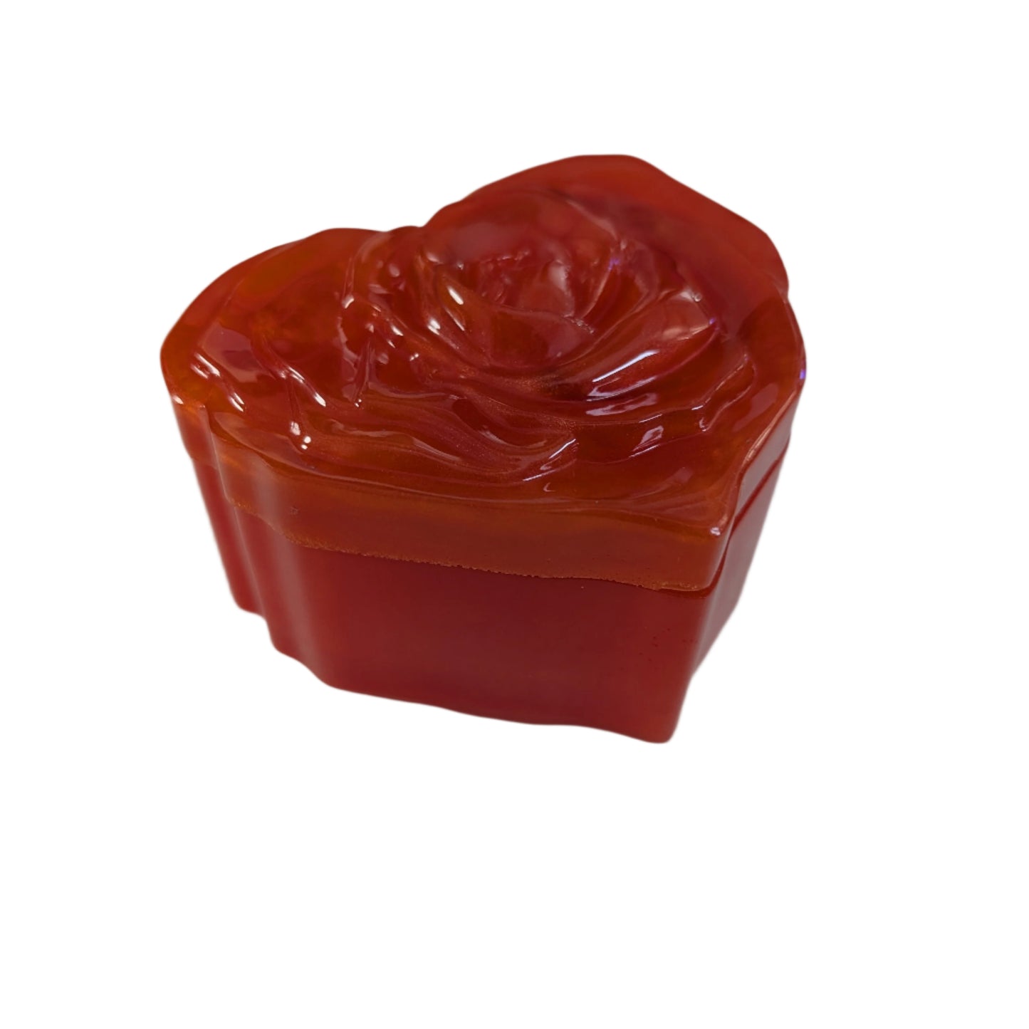 Elevate your space with this Resin Rose Lid Trinket Box, a charming blend of elegance and practicality. Its delicate resin rose lid adds a touch of timeless beauty, while the compact design keeps your small treasures organized and within reach. Perfect for jewelry, keepsakes, or special mementos, this trinket box makes a thoughtful gift or a stylish addition to your own collection. Add a graceful accent to your décor and keep your cherished items safe in style.