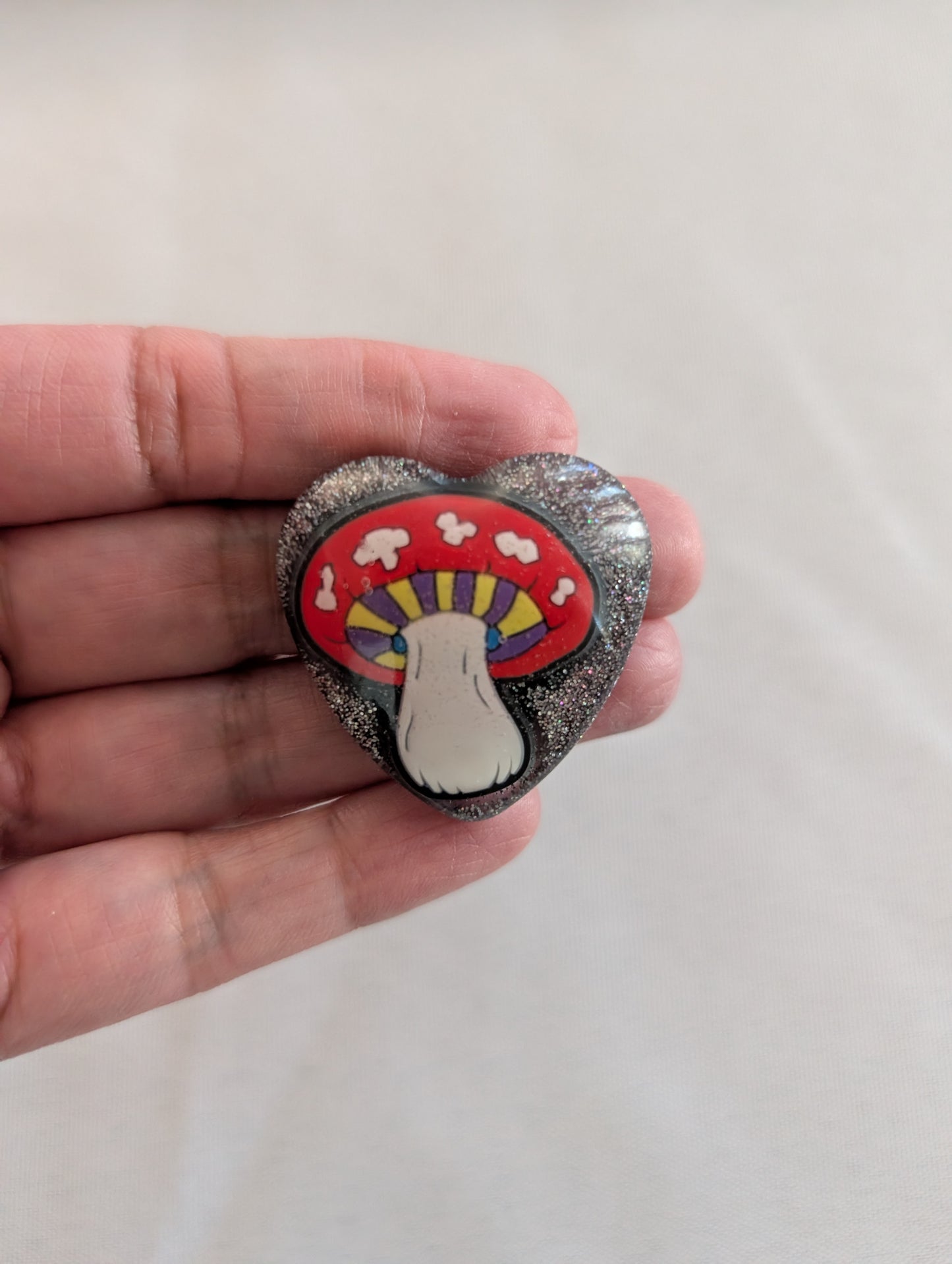 Magnet - Resin mushroom